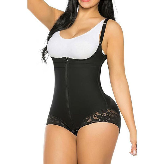 Body Ultra Invisible |&nbsp; Faja Short Strapless de Alta Compresión con Cierre Frontal &amp; perianal